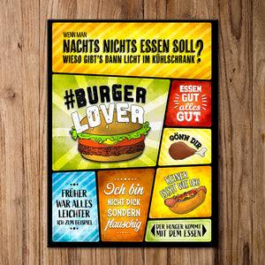 Fast Food Kühlschrankmagnete im 8er Set