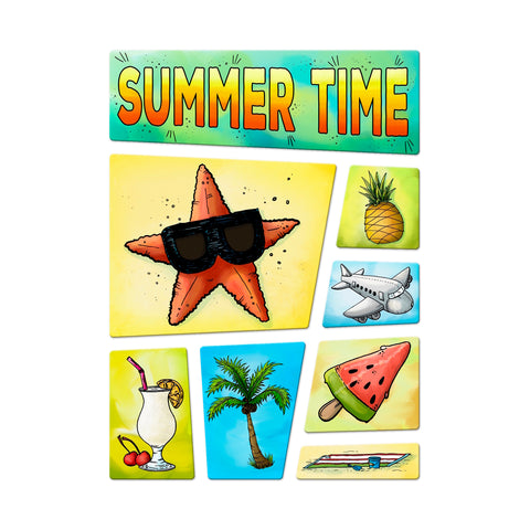 Sommer Kühlschrankmagnete im 8er Set