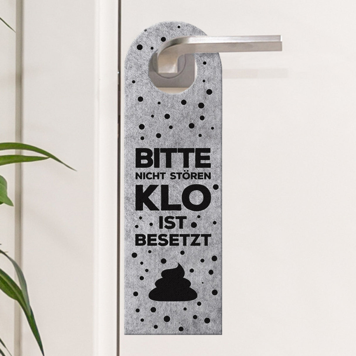 Klo ist besetzt oder Klo ist frei Türhänger