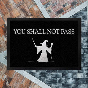 You shall not pass Zauberer Fußmatte