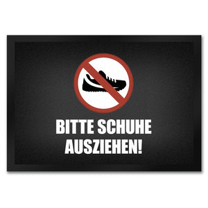 Bitte Schuhe ausziehen Fußmatte