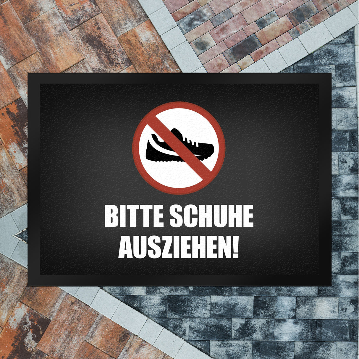 Bitte Schuhe ausziehen Fußmatte