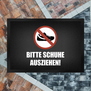 Bitte Schuhe ausziehen Fußmatte
