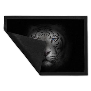 Weißer Tiger Fußmatte