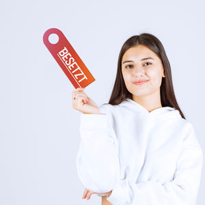 Besetzt oder Frei Flow Türhänger