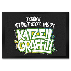 Katzengraffiti Fußmatte