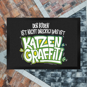 Katzengraffiti Fußmatte