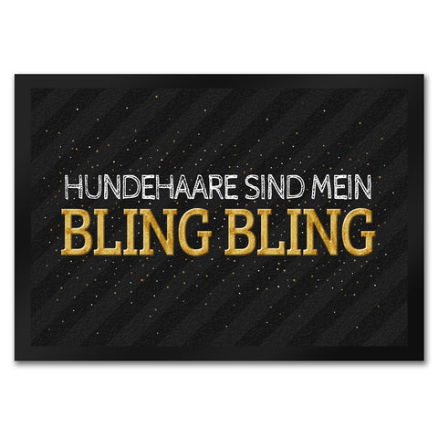 Hundehaare sind mein Bling Bling Fußmatte