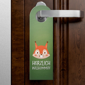 Ich zocke - Herzlich willkommen Fuchs Türhänger