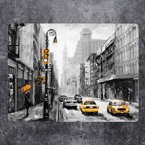 New York City Taxi Metallschild