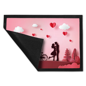 True Love in Red Fußmatte