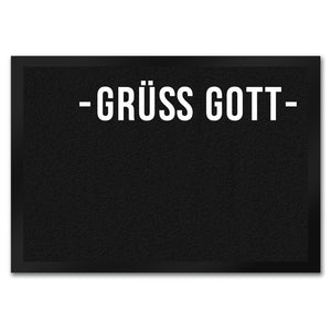 Grüß Gott Dialektgrüße Fußmatte