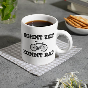 Kommt Zeit kommt Rad Mountainbike Kaffeebecher