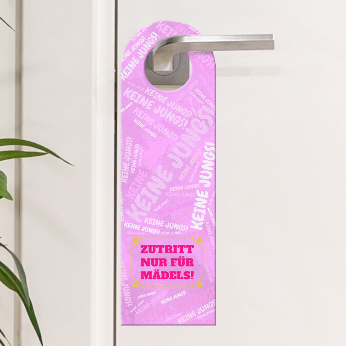 Zutritt nur für Mädels! - Girls Only! Türhänger