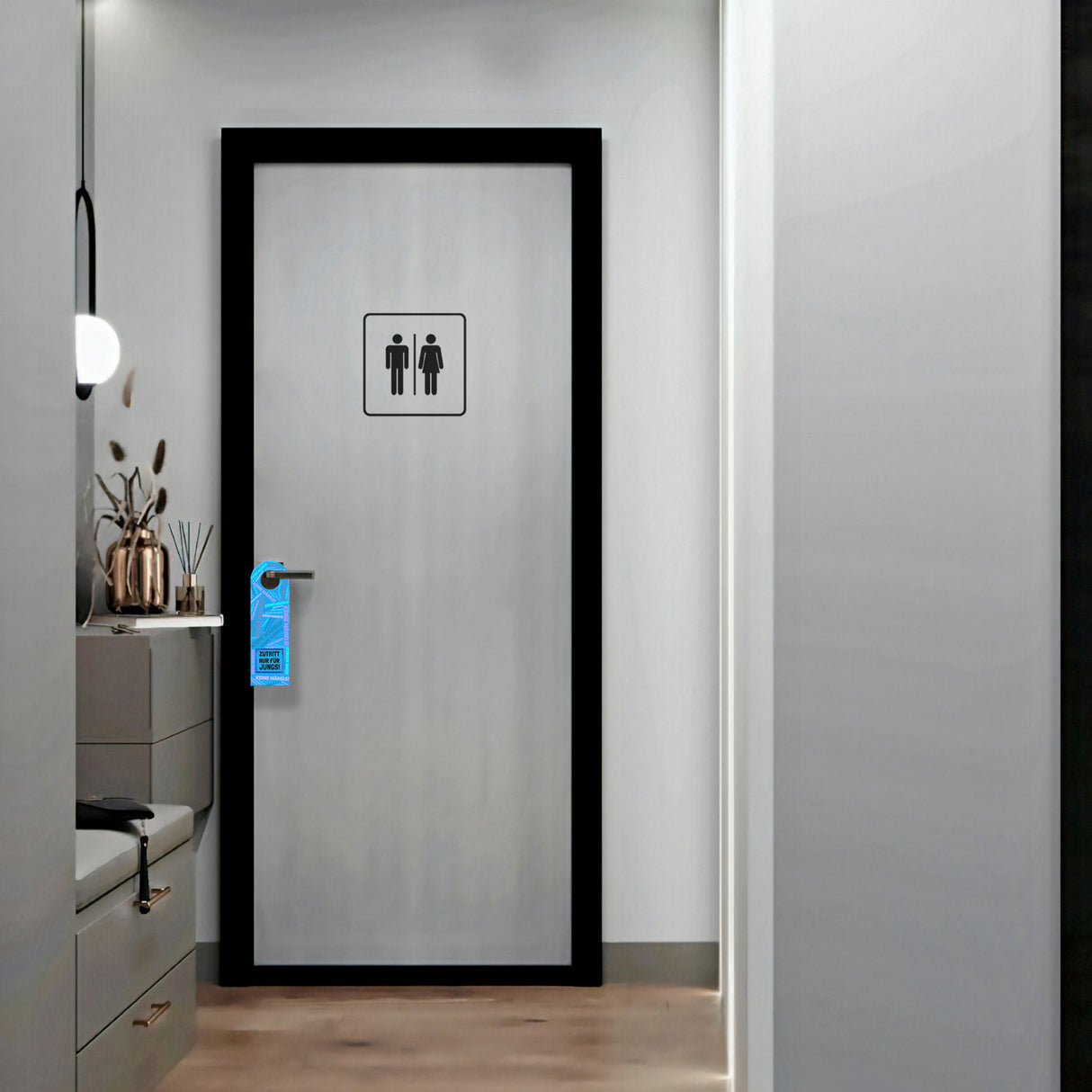 Türhänger - Zutritt nur für Jungs! - Boys Only!