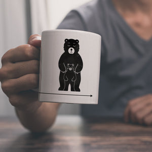 Papa Bär Kaffebecher mit süßem Bärenmotiv Kaffeebecher