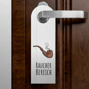 Rauchverbot - Raucherbereich Türhänger
