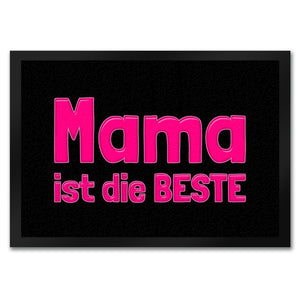 Mama ist die Beste Fußmatte Schuhabstreifer und Pink