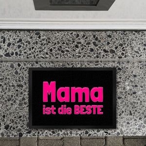 Mama ist die Beste Fußmatte Schuhabstreifer und Pink