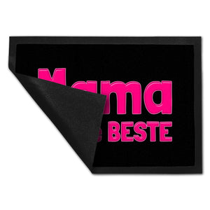 Mama ist die Beste Fußmatte Schuhabstreifer und Pink