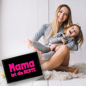 Mama ist die Beste Fußmatte Schuhabstreifer und Pink