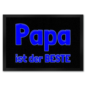 Papa ist der Beste Fußmatte Schuhabstreifer und Blau