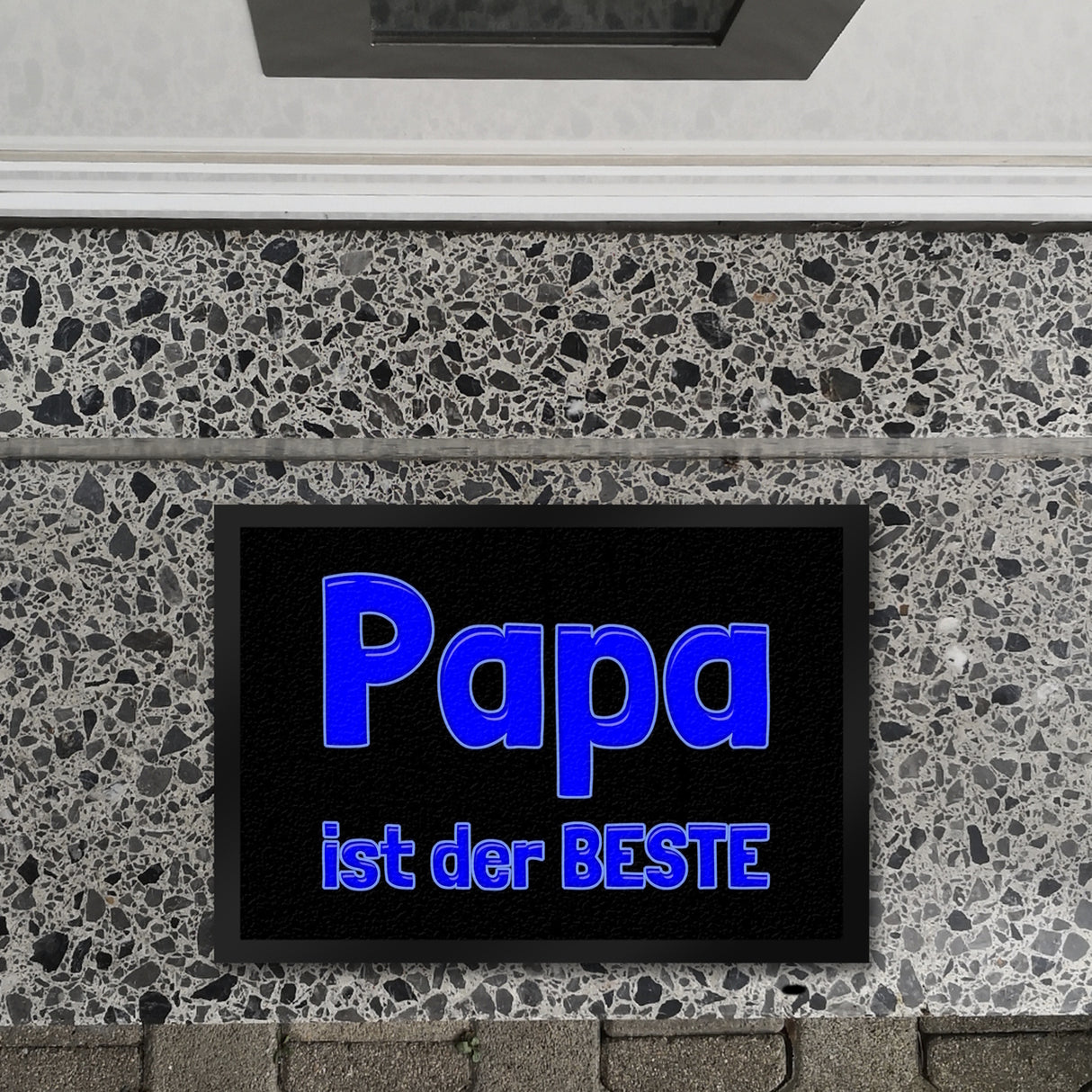 Papa ist der Beste Fußmatte Schuhabstreifer und Blau