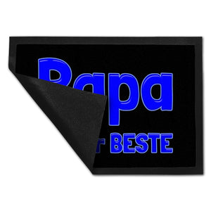Papa ist der Beste Fußmatte Schuhabstreifer und Blau