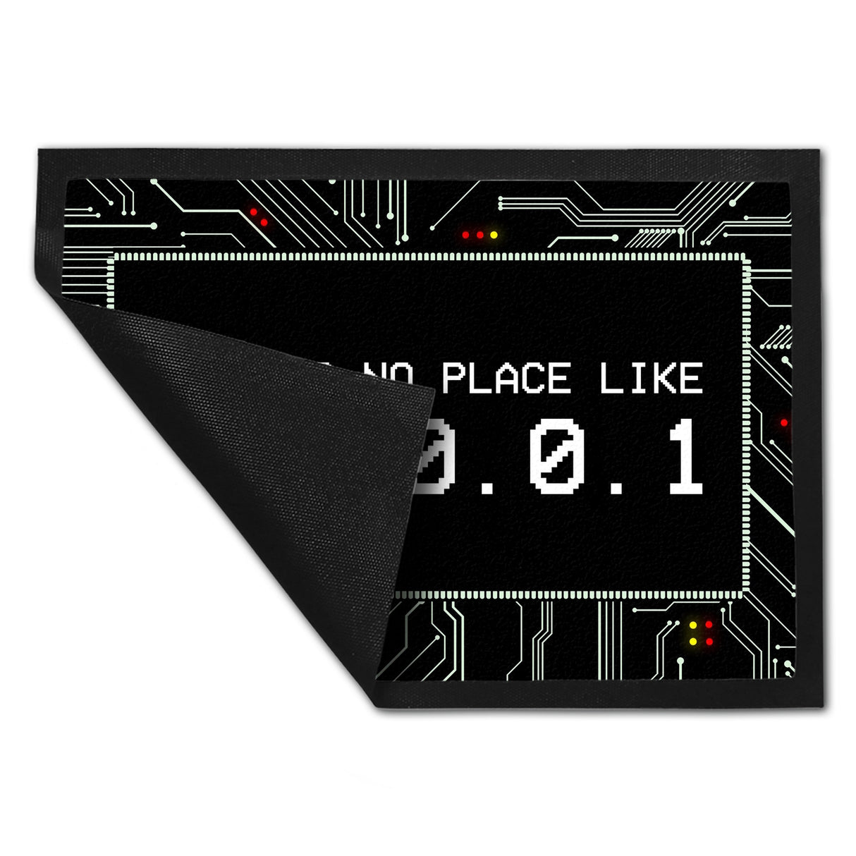 There's no place like 127.0.0.1 Localhost Fußmatte mit IP Adresse