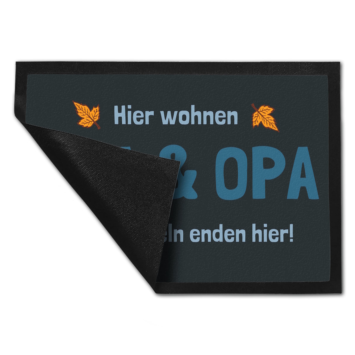 Hier wohnen Oma & Opa - Elternregeln enden hier! Fußmatte