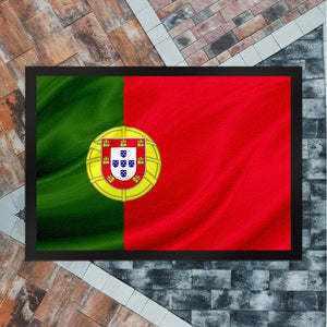 Portugal Fahne und Flagge Fussmatte Fanartikel
