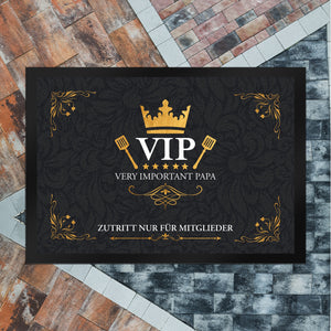 Very Important Papa Fußmatte mit VIP Motiv