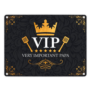 Very Important Papa Metallschild mit VIP Motiv