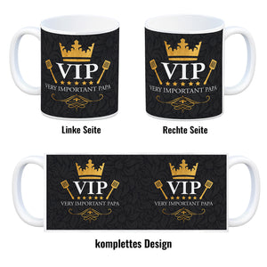 Very Important Papa Kaffeebecher mit VIP Motiv