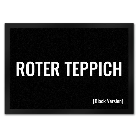 Roter Teppich [Black Version] Fußmatte