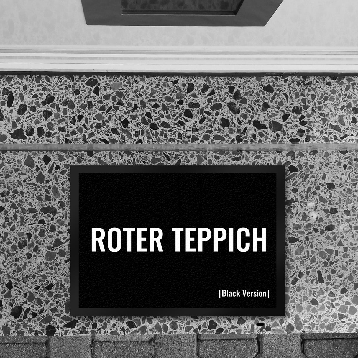 Roter Teppich [Black Version] Fußmatte
