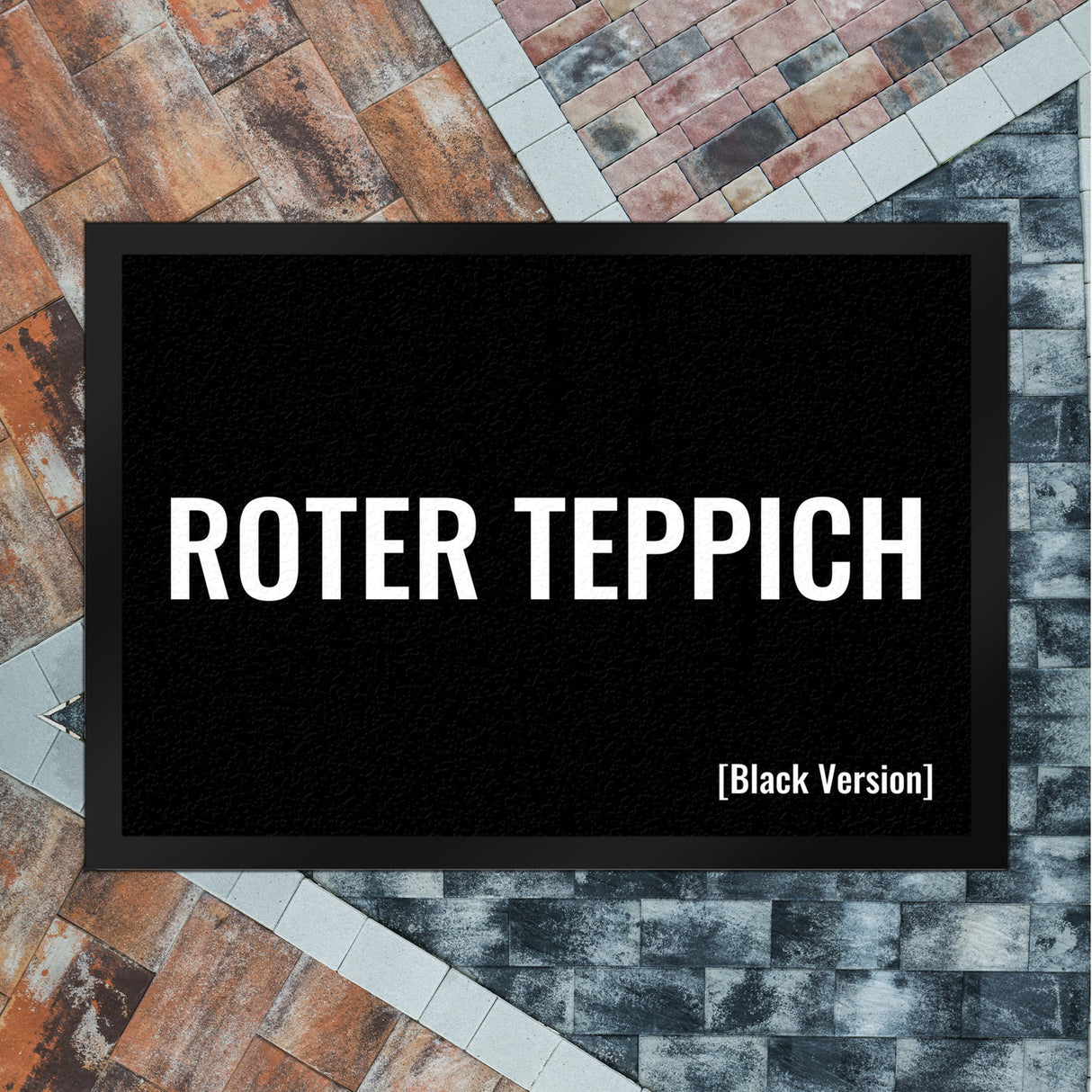 Roter Teppich [Black Version] Fußmatte