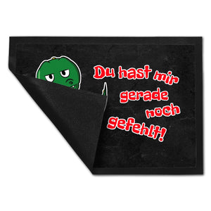 T-Rex Fußmatte in 35x50 cm mit Spruch Du hast mir gerade noch gefehlt