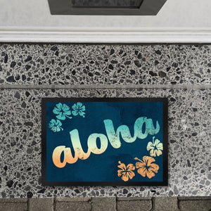 Aloha - Fußmatte im Hawaiilook