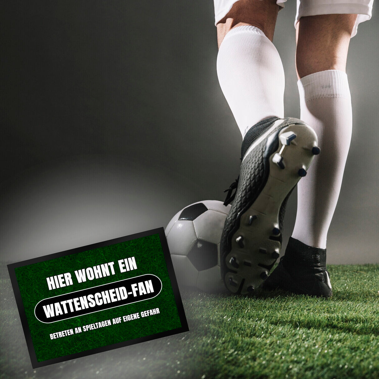 Hier wohnt ein Wattenscheid-Fan Fußmatte