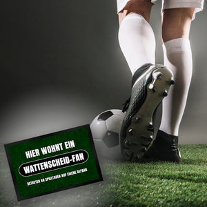 Hier wohnt ein Wattenscheid-Fan Fußmatte