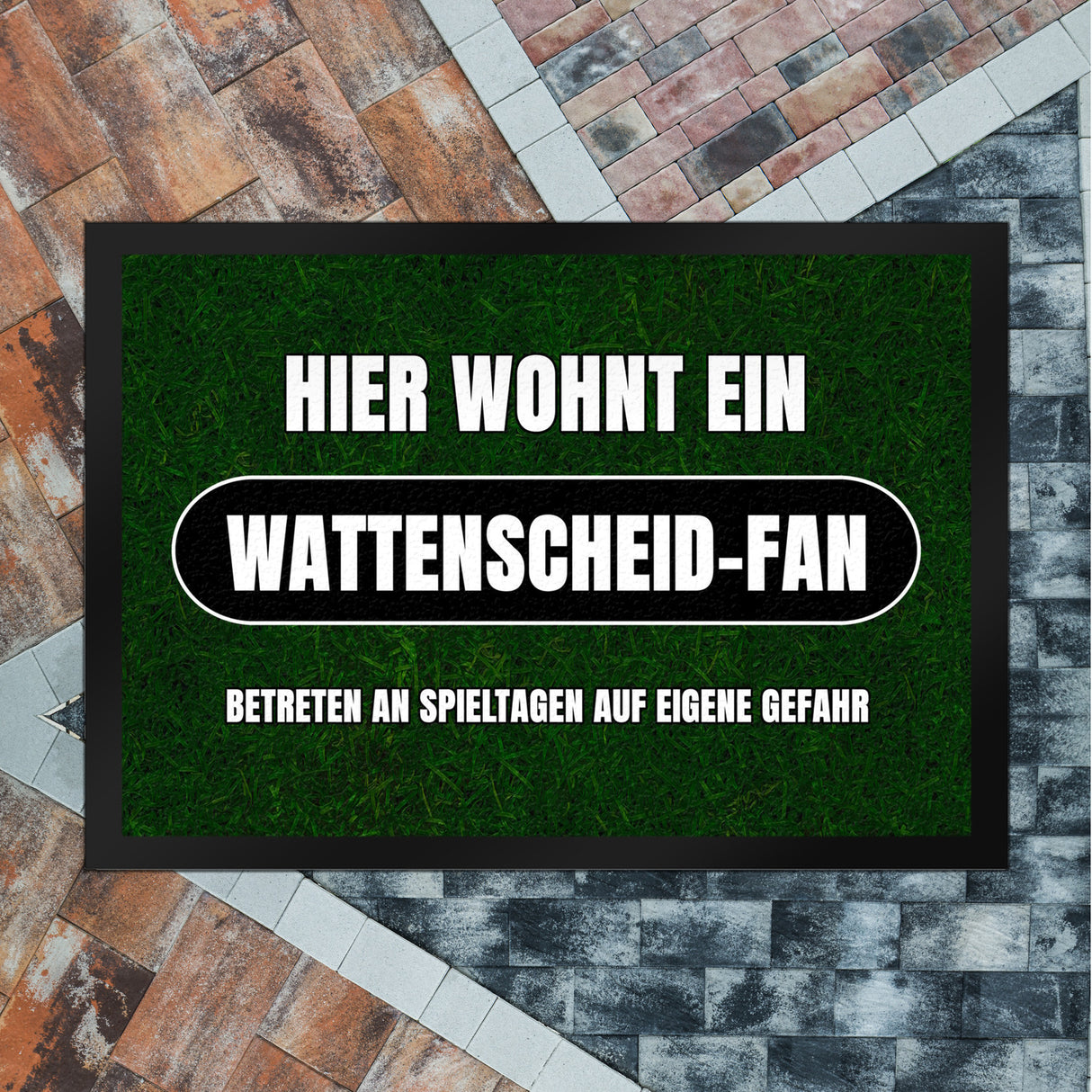 Hier wohnt ein Wattenscheid-Fan Fußmatte