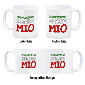 Buongiorno Amore Mio Italien Kaffeebecher
