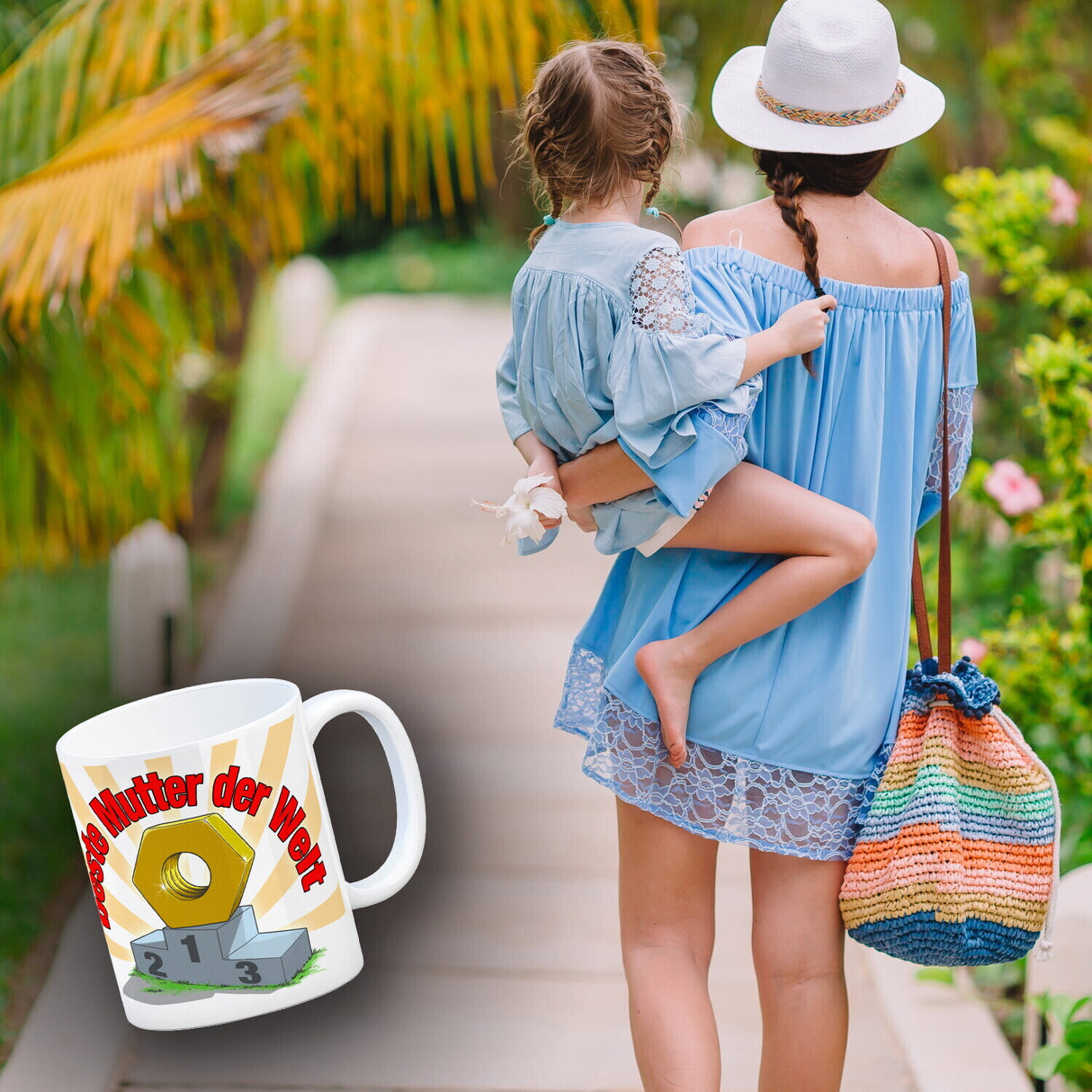 Kaffeebecher beste Mutter der Welt Geschenk zum Muttertag für Mama Handwerk