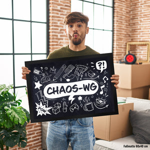 Fußmatte mit Chaos WG Motiv - mit vielen witzigen Comicdesigns
