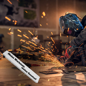 Meine Werkstatt, meine Gesetze Meterstab aus Holz