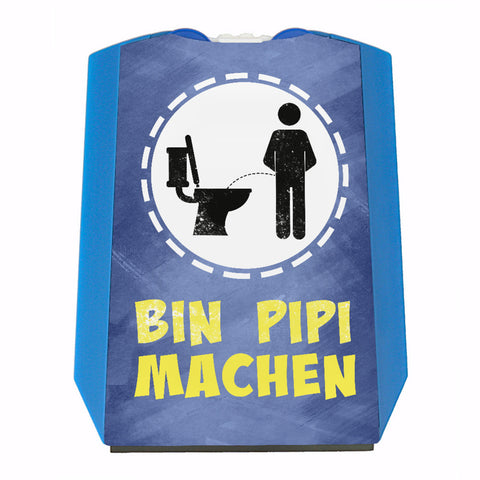 Bin Pipi machen Parkscheibe mit Eiskratzer und 2 Einkaufswagenchips