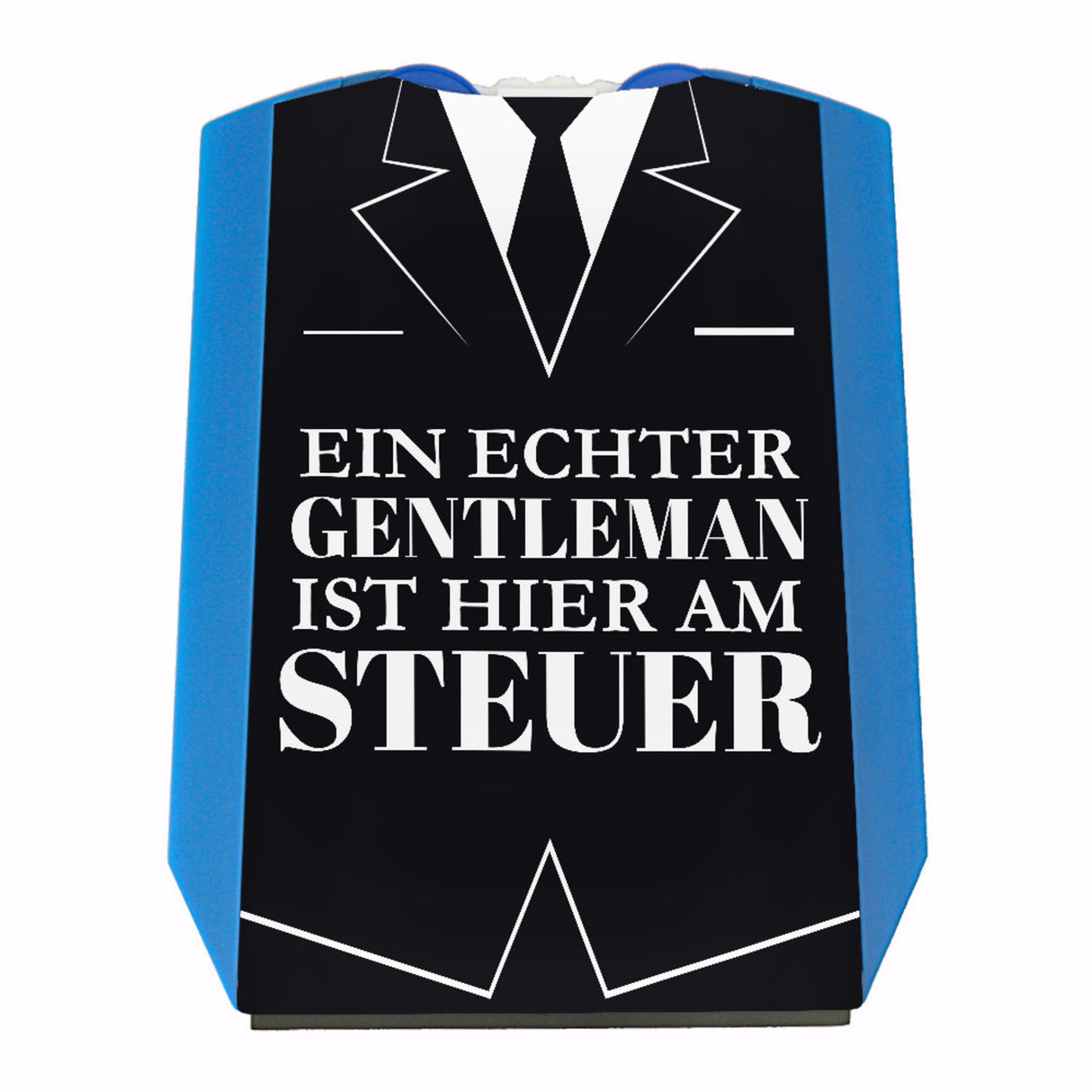 Ein echter Gentleman ist hier am Steuer Parkscheibe mit 2 Einkaufswagenchips