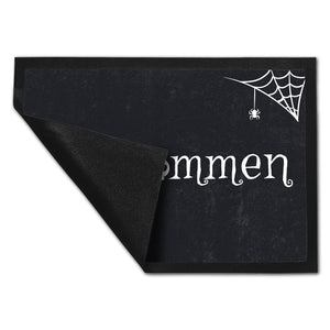 Willkommen Halloween Fußmatte mit grusligen Motiven