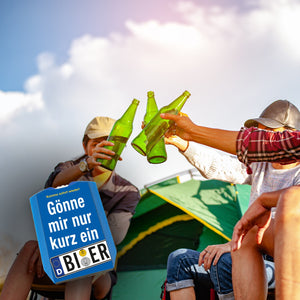 Gönne mir nur kurz ein Bier Parkscheibe mit 2 Einkaufswagenchips für Biertrinker